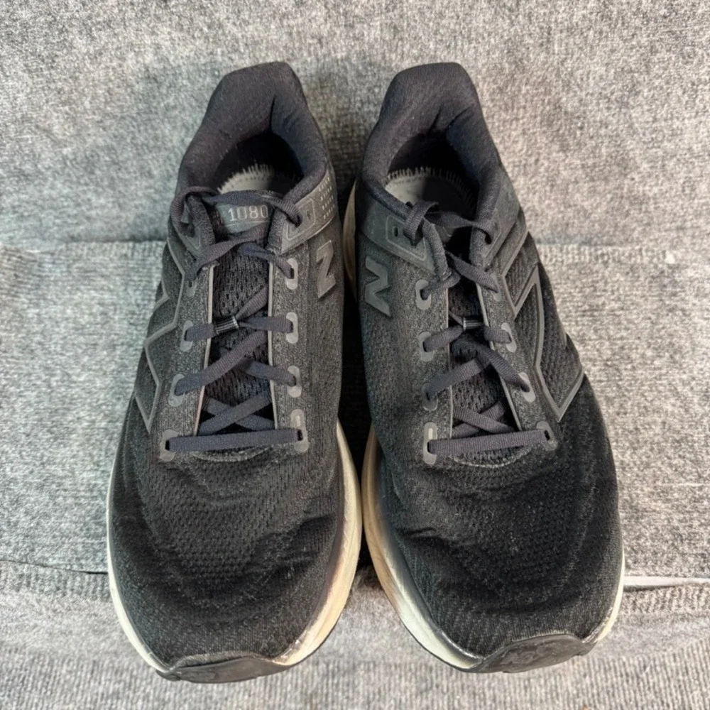 New Balance Fresh Foam X 1080 v12 Running Shoes Black White M1080B12 Mens 11.5